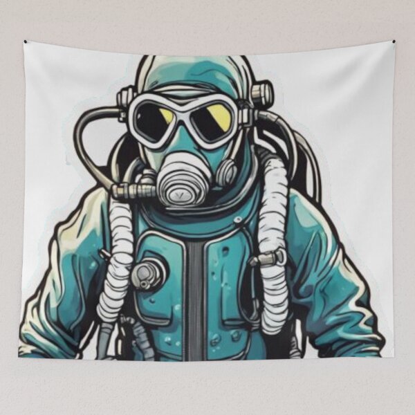 Item preview, scuba diver designed and sold by Catfighter.