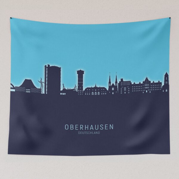 Item preview, Oberhausen Germany Skyline designed and sold by ArtPrints.
