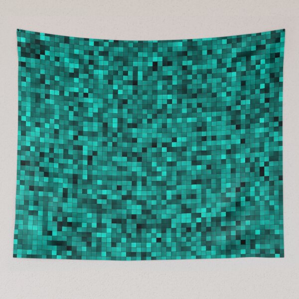 Item preview, Blue, Teal: Digital Pixel Pattern designed and sold by Jared Davies.