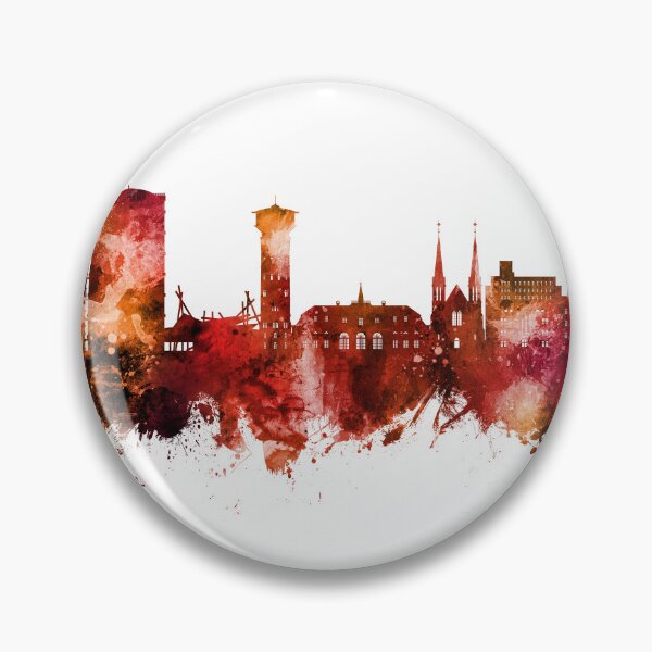 Item preview, Oberhausen Germany Skyline designed and sold by ArtPrints.