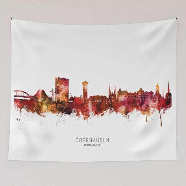 Item preview, Oberhausen Germany Skyline designed and sold by ArtPrints.