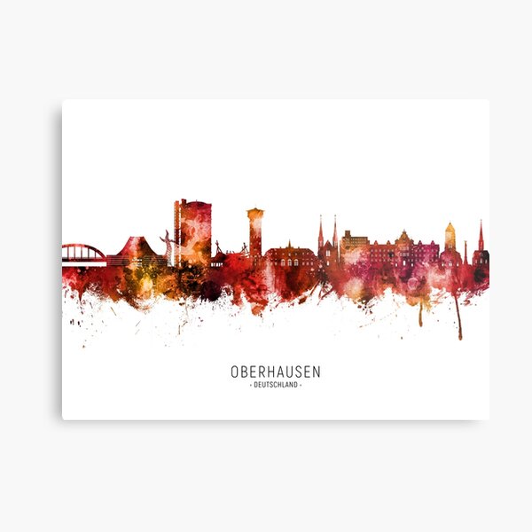 Item preview, Oberhausen Germany Skyline designed and sold by MICHAEL TOMPSETT.