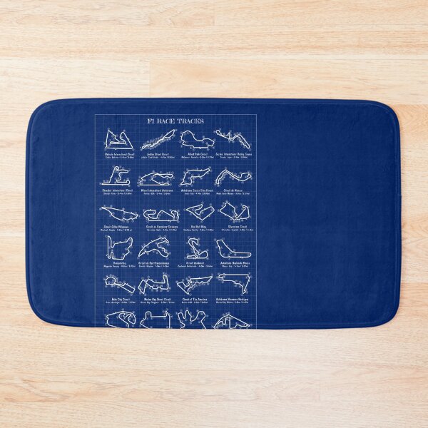 Item preview, F-1 Race Tracks  Vertical (Navy) designed and sold by BGALAXY.