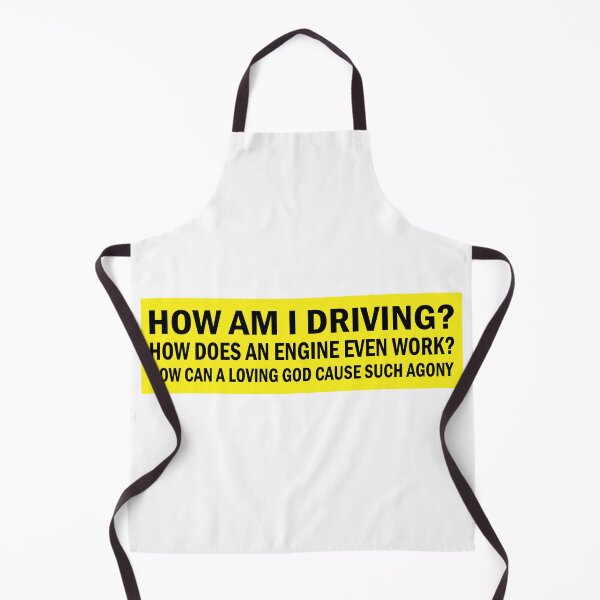 Item preview, How Am I Driving, Funny Car Bumper designed and sold by BUMPER-STICKERS.
