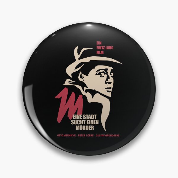 Item preview, Noir Elegance: M - A City Searches for a Murderer - Peter Lorre Tribute Design designed and sold by Boogosh.