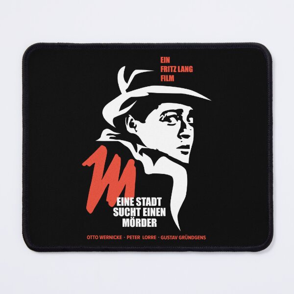 Item preview, Noir Elegance: M - A City Searches for a Murderer - Peter Lorre Tribute Design designed and sold by Boogosh.