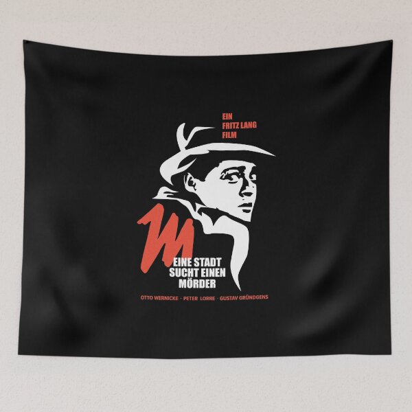 Item preview, Noir Elegance: M - A City Searches for a Murderer - Peter Lorre Tribute Design designed and sold by Boogosh.