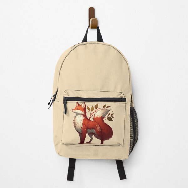 Item preview, Cute adorable fox spirit in autumn colors designed and sold by TomFrontierArt.