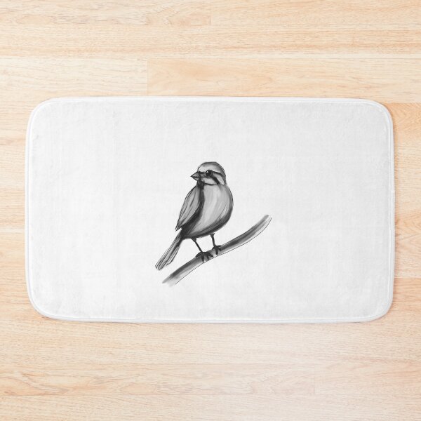 Item preview, sparrow on a branch designed and sold by enesart2022.