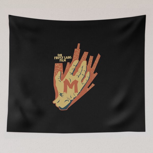 Item preview, The Mark of M: Tribute to Fritz Lang's Masterpiece - Iconic Hand Design designed and sold by Boogosh.