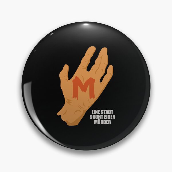 Item preview, M - Tribute to Fritz Lang's Masterpiece - Iconic Hand Design designed and sold by Boogosh.