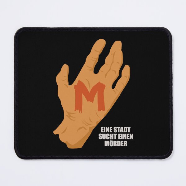 Item preview, M - Tribute to Fritz Lang's Masterpiece - Iconic Hand Design designed and sold by Boogosh.