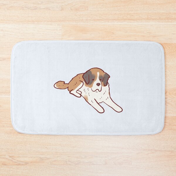 Item preview, saint bernard dog art designed and sold by Mayarart.