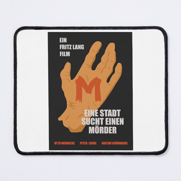 Item preview, The Mark of M: Tribute to Fritz Lang's Masterpiece - Iconic Hand Design designed and sold by Boogosh.