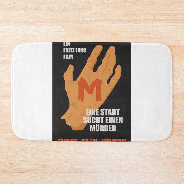 Item preview, The Mark of M: Tribute to Fritz Lang's Masterpiece - Iconic Hand Design designed and sold by Boogosh.