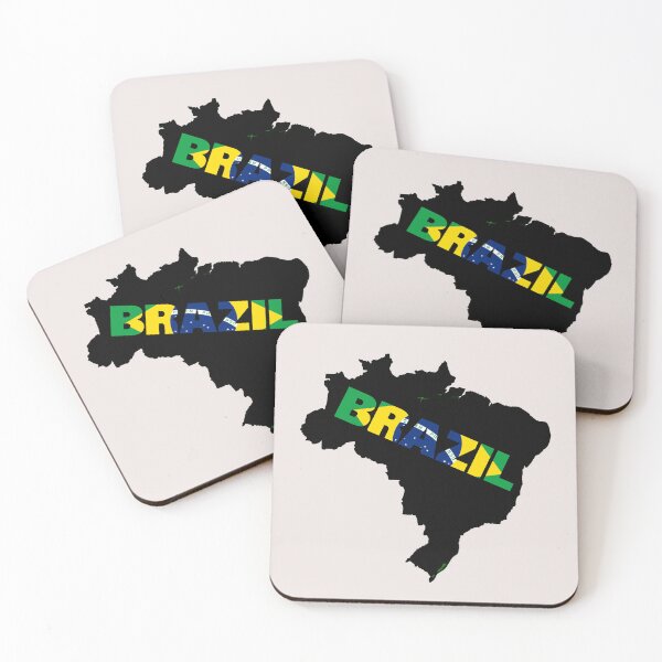 Item preview, Brazil Flag Map designed and sold by AnimalsDH305.