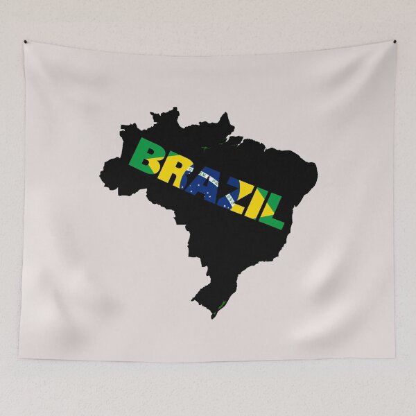 Item preview, Brazil Flag Map designed and sold by AnimalsDH305.