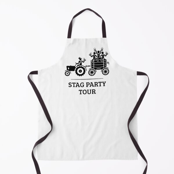 Item preview, Stag Party Tour With Tractor And Beer Barrel (Black) designed and sold by MrFaulbaum.
