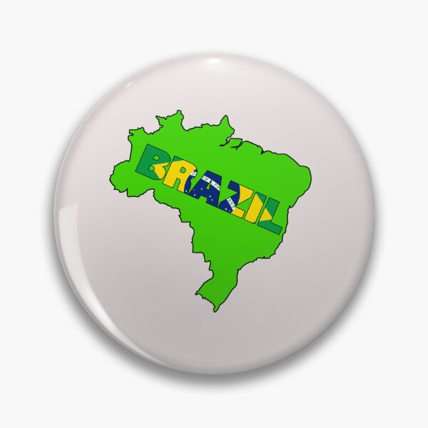 Item preview, Brazil Flag Map designed and sold by AnimalsDH305.