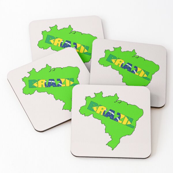 Item preview, Brazil Flag Map designed and sold by AnimalsDH305.