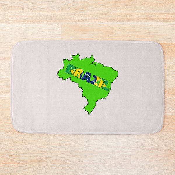 Item preview, Brazil Flag Map designed and sold by AnimalsDH305.