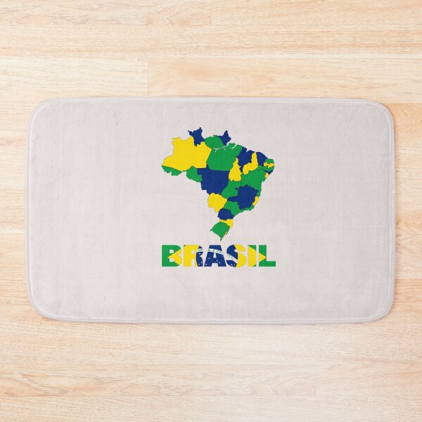 Item preview, Brazil Flag Map designed and sold by AnimalsDH305.