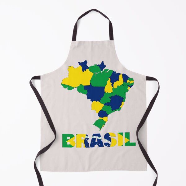 Item preview, Brazil Flag Map designed and sold by AnimalsDH305.