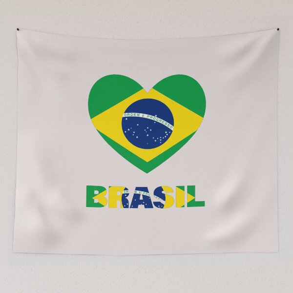 Item preview, Brazil Flag Map designed and sold by AnimalsDH305.
