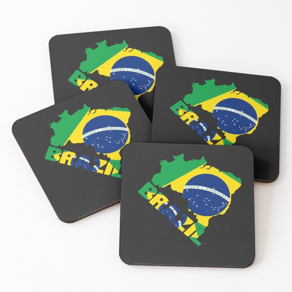 Item preview, Brazil Flag Map designed and sold by AnimalsDH305.