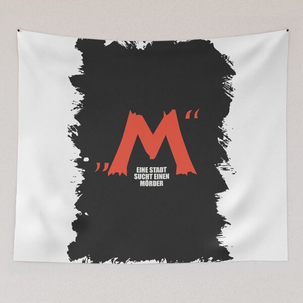Item preview, Fritz Lang's Masterpiece: 'M' Tribute Tee - Noir Elegance designed and sold by Boogosh.