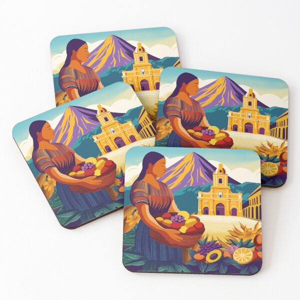 Item preview, Guatemala travel poster designed and sold by Arctic frame studio.