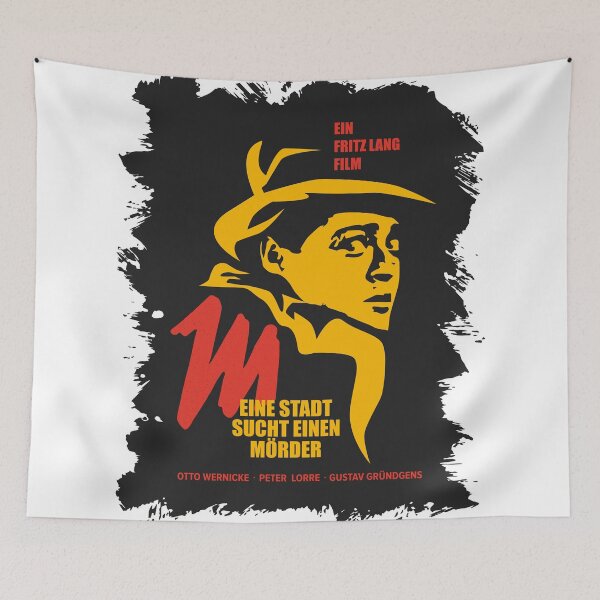 Item preview, Noir Elegance: M - A City Searches for a Murderer - Peter Lorre Tribute Design designed and sold by Boogosh.