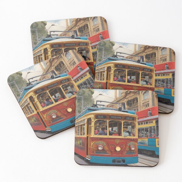 Item preview, Melbourne iconic tram designed and sold by Random Designs.