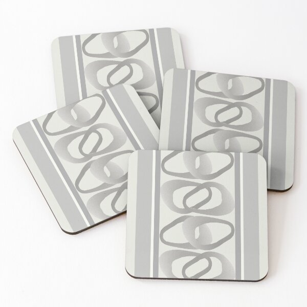 Item preview, Pebble stripe in taupe and cream designed and sold by LisaLeQuelenec.