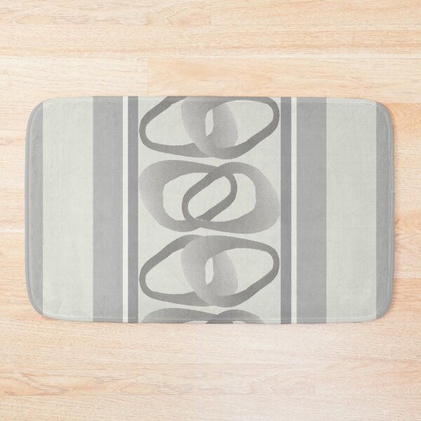 Item preview, Pebble stripe in taupe and cream designed and sold by LisaLeQuelenec.