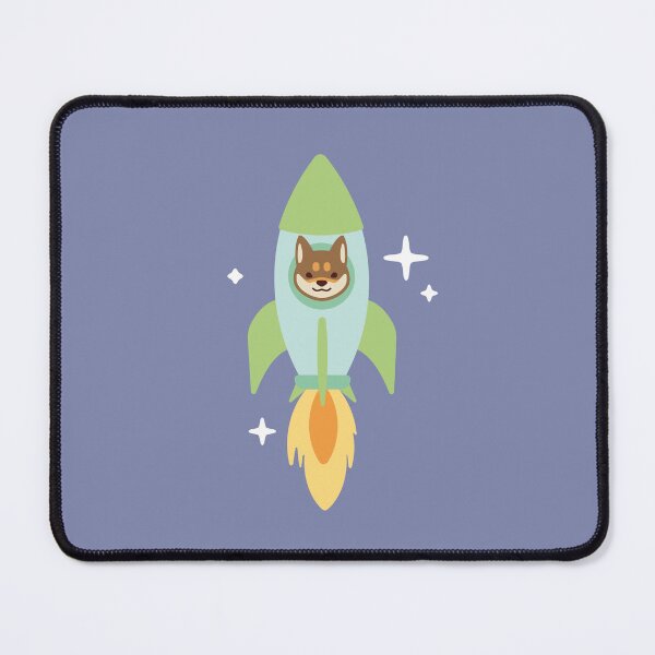 Item preview, Shiba Inu in rocket designed and sold by MINIMOillu.