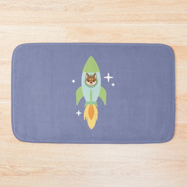 Item preview, Shiba Inu in rocket designed and sold by MINIMOillu.