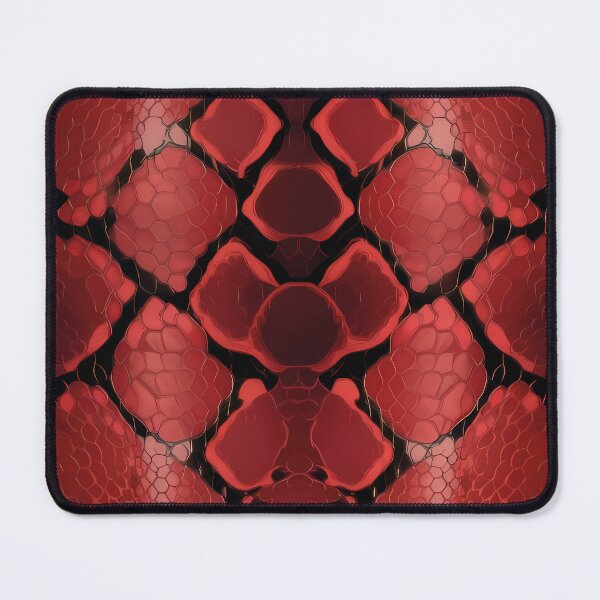 Item preview, Red Snake skin clean clear elegence print pattern designed and sold by brokenpones.