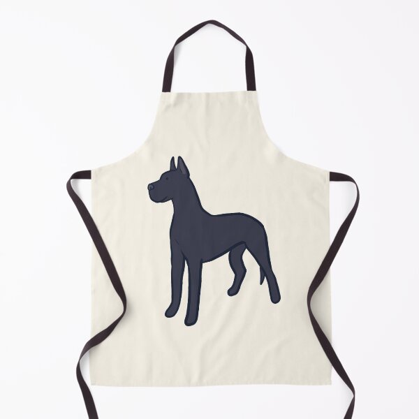 Item preview, Black great dane dog illustration  designed and sold by Mayarart.