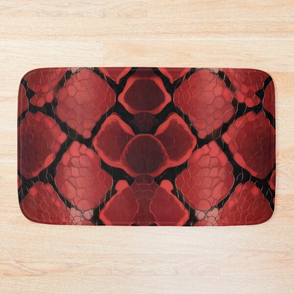 Item preview, Red Snake skin clean clear elegence print pattern designed and sold by brokenpones.