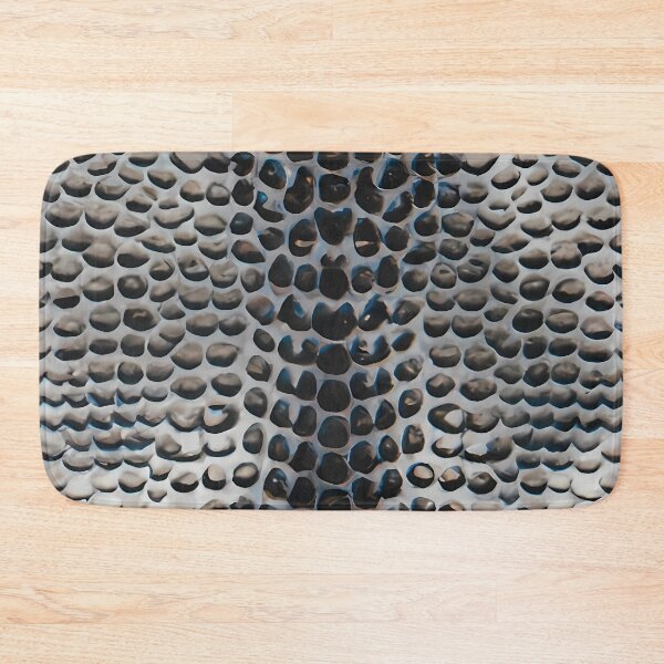 Item preview, Printed blue leather snake skin pattern designed and sold by brokenpones.
