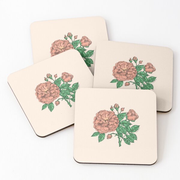 Item preview, Apricot Flat Rose Bloom Very Full 40+ Petals In 3+ Rows designed and sold by Rachael Taylor.