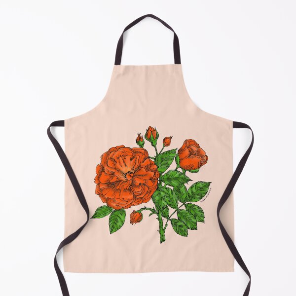 Item preview, Orange Flat Rose Bloom Very Full 40+ Petals In 3+ Rows designed and sold by Rachael Taylor.
