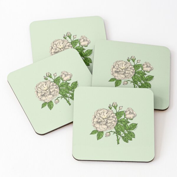 Item preview, Cream Flat Rose Bloom Very Full 40+ Petals In 3+ Rows designed and sold by Rachael Taylor.