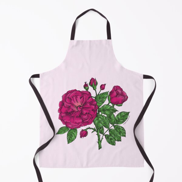 Item preview, Deep Pink Flat Rose Bloom Very Full 40+ Petals In 3+ Rows designed and sold by Rachael Taylor.