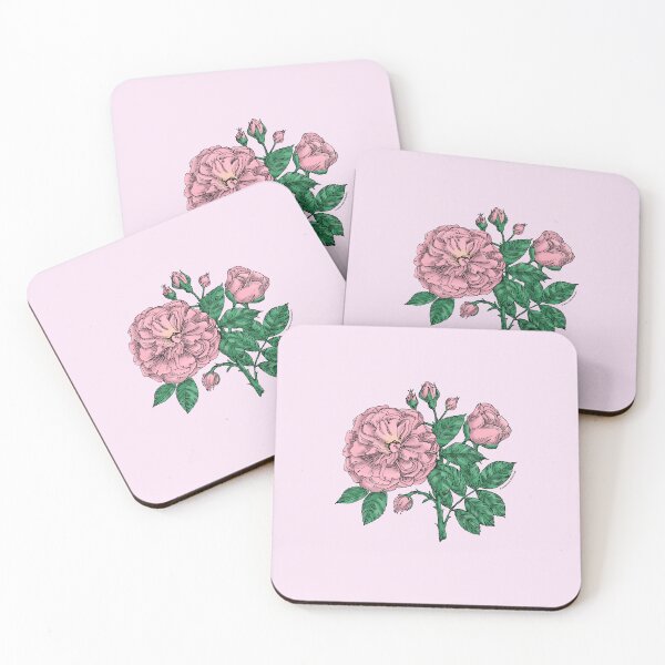 Item preview, Light Pink Flat Rose Bloom Very Full 40+ Petals In 3+ Rows designed and sold by Rachael Taylor.