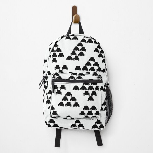 Item preview, Black leapfrog pacman on white. designed and sold by mkakaire.