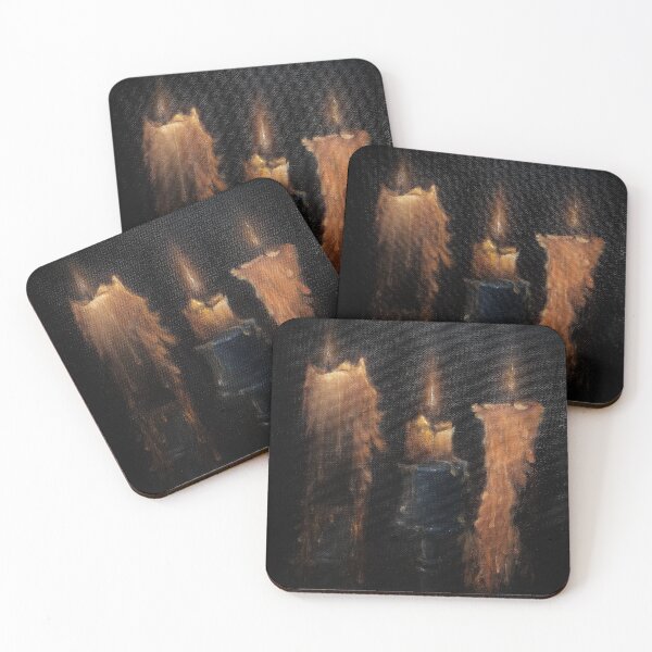 Item preview, Candles in the dark designed and sold by elisespaintings.