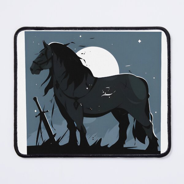 Item preview, horse stands tall at night designed and sold by Pawfectly Cute.
