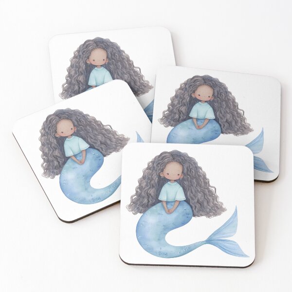 Item preview, Cute Mermaid Illustration 5 designed and sold by Animania-AnimeS.